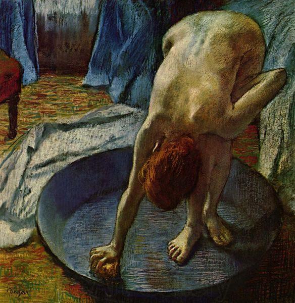 Edgar Degas Woman in the Bath France oil painting art